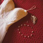Gown taken off before wedding dress preservation
